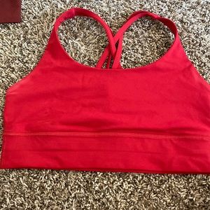 Lululemon red sports bra